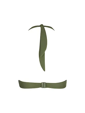 DARLING HARBOUR | Top bikini da donna con allacciatura al collo | olive